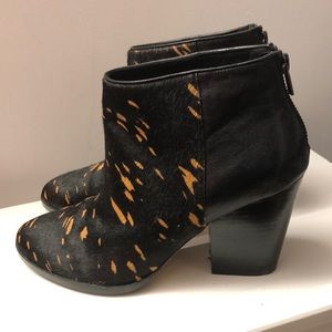 Cole Haan Women’s Dey Leather Calf Hair Bootie